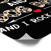 Ik heb twee titels geit en hond pap luipaard voor poster (Hoek)