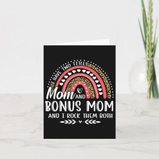 Ik heb twee titels mama bonus mama moederdag Luipa Kaart