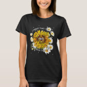 Ik heb twee titels mama en Gigi Sunflower Funny T-shirt (Voorkant)