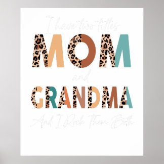 ik heb twee titels mama en mama en ik rock ze alle poster