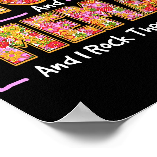 Ik heb twee titels mama en Mema Cadeaus Mema Poster (Hoek)