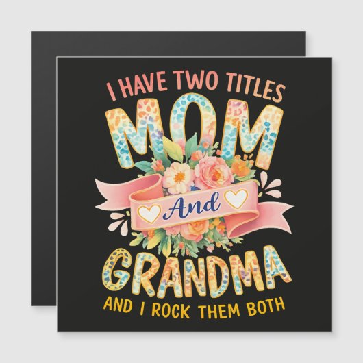 Ik heb twee titels mama en oma  (Voorkant / Achterkant)