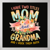 Ik heb twee titels mama en oma poster (Voorkant)