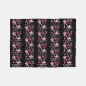 Ik heb twee titels mama en tante Cute Butterflies Fleece Deken (Voorkant (Horizontaal))