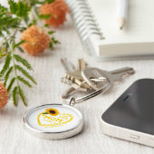 Ik heb twee titels Moeder en oma Moederdag 2024 Sleutelhanger (Zijkant)