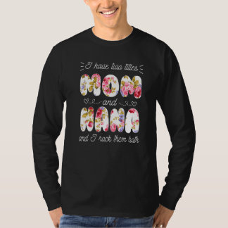 Ik heb twee titels Moeder en oma Moeders Da T-shirt