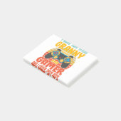 Ik heb twee titels, oma en gamer, grappige games post-it® notes (Schuin)