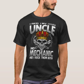 Ik heb twee titels oom en mechanische en ik gooi d t-shirt