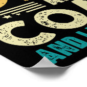 Ik heb twee titels Pa en Coach Funny Vaderdag Poster (Hoek)