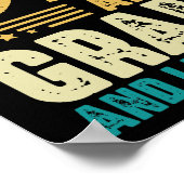 Ik heb twee titels Pa en Grampie Vaderdag Poster (Hoek)