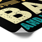 Ik heb twee titels papa en baba Vaderdag Poster (Hoek)