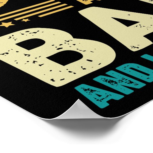 Ik heb twee titels papa en baba Vaderdag Poster (Hoek)