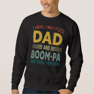 Ik heb twee titels papa en boem pa  vaders trui