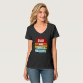 Ik heb twee titels papa en computerprogrammeur t-shirt (Voorkant volledig)
