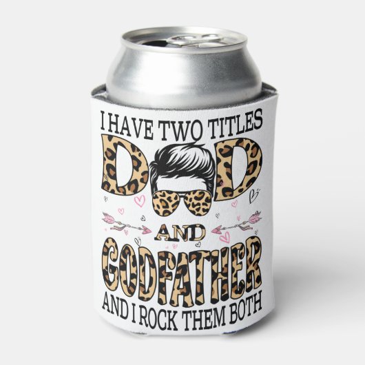 Ik heb twee titels, papa en Godfather... Blikjeskoeler (Blikje Voorkant)