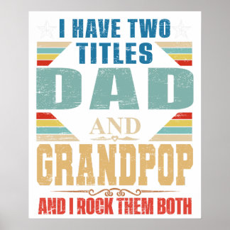 Ik heb twee titels PAPA EN OMAPAPA en daar rock ik Poster