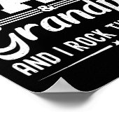 Ik heb twee titels papa en opa grappige vader en # poster (Hoek)