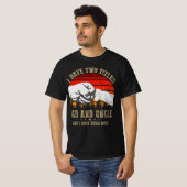 ik heb twee titels : vader en oom t-shirt (Voorkant volledig)
