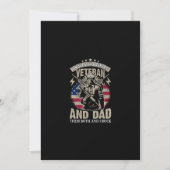 Ik heb twee titels veteraan en vader en ik rock ze kaart (Voorkant)