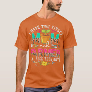 Ik heb twee titels voor mama en boer luipaard. t-shirt