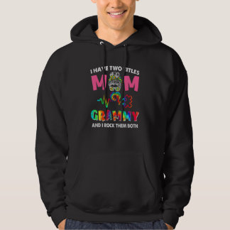 Ik heb twee titels voor mama en mijn autisme. hoodie