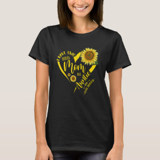 Ik heb twee titels voor mama en tante Moederdag Su T-shirt