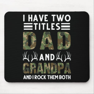 Ik heb twee titels voor papa en opa Hunting Deer Muismat