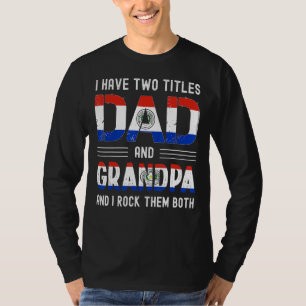 Ik heb twee titels voor papa en opa Paraguayaanse  T-shirt