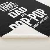 Ik heb twee titels voor papa en Pop-Pop Sherpa Deken (3/4)