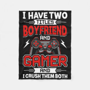 Ik heb twee titels vriend en gamer videospelletjes fleece deken