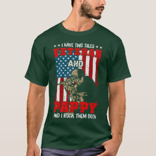 ik heb twee veteraan en pappy , en ik heb de rots t-shirt