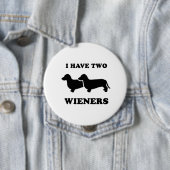 Ik heb twee wieners ronde button 4,0 cm (In situ)