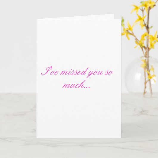 Ik heb u zo veel… kaart (Gele Bloem)