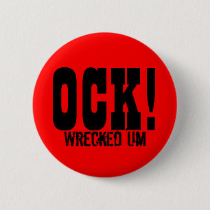 Ik heb 'Uhm OCK' verkeerd geschreven. Knoop Ronde Button 5,7 Cm
