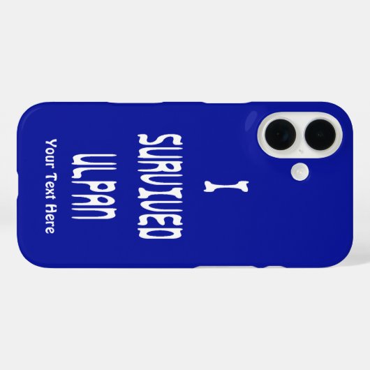 Ik heb Ulpan overleefd Case-Mate iPhone Case (Achterkant (horizontaal))
