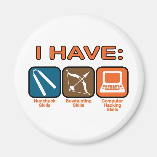 Ik heb vaardigheden Napoleon Dynamite Magneet (Voorkant)