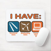 Ik heb vaardigheden Napoleon Dynamite Muismat (Met muis)