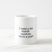 Ik heb vakantie nodig koffiemok (Center)