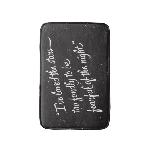 Ik heb van de sterren gehouden badmat (Voorkant Verticaal)