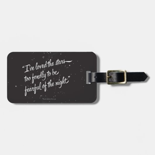 Ik heb van de sterren gehouden bagagelabel (Voorkant horizontaal)