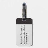 Ik heb van de sterren gehouden bagagelabel (Achterkant verticaal)