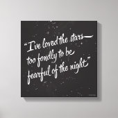 Ik heb van de sterren gehouden canvas afdruk (Voorkant)