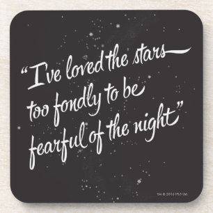 Ik heb van de sterren gehouden drankjes onderzetter