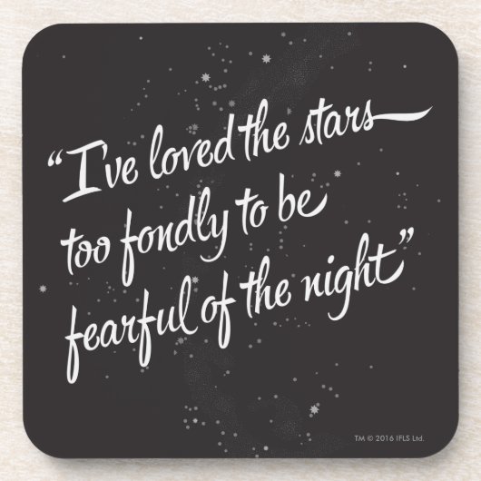 Ik heb van de sterren gehouden drankjes onderzetter (Voorkant)