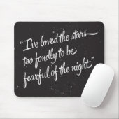 Ik heb van de sterren gehouden muismat (Met muis)