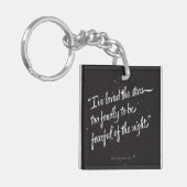 Ik heb van de sterren gehouden sleutelhanger (Voorkant Links)