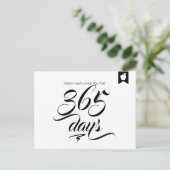 Ik heb van je gehouden dagen Jubileum liefde Brief Briefkaart (Staand voorkant)