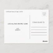 Ik heb van je gehouden dagen Jubileum liefde Brief Briefkaart (Achterkant)