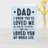 Ik heb van je mijn hele leven gehouden: Happy Vade Kaart (Gele Bloem)