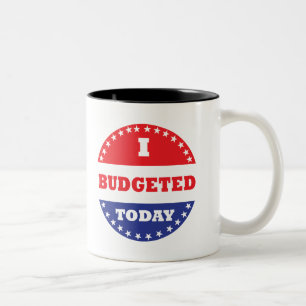 Ik heb vandaag begroot tweekleurige koffiemok